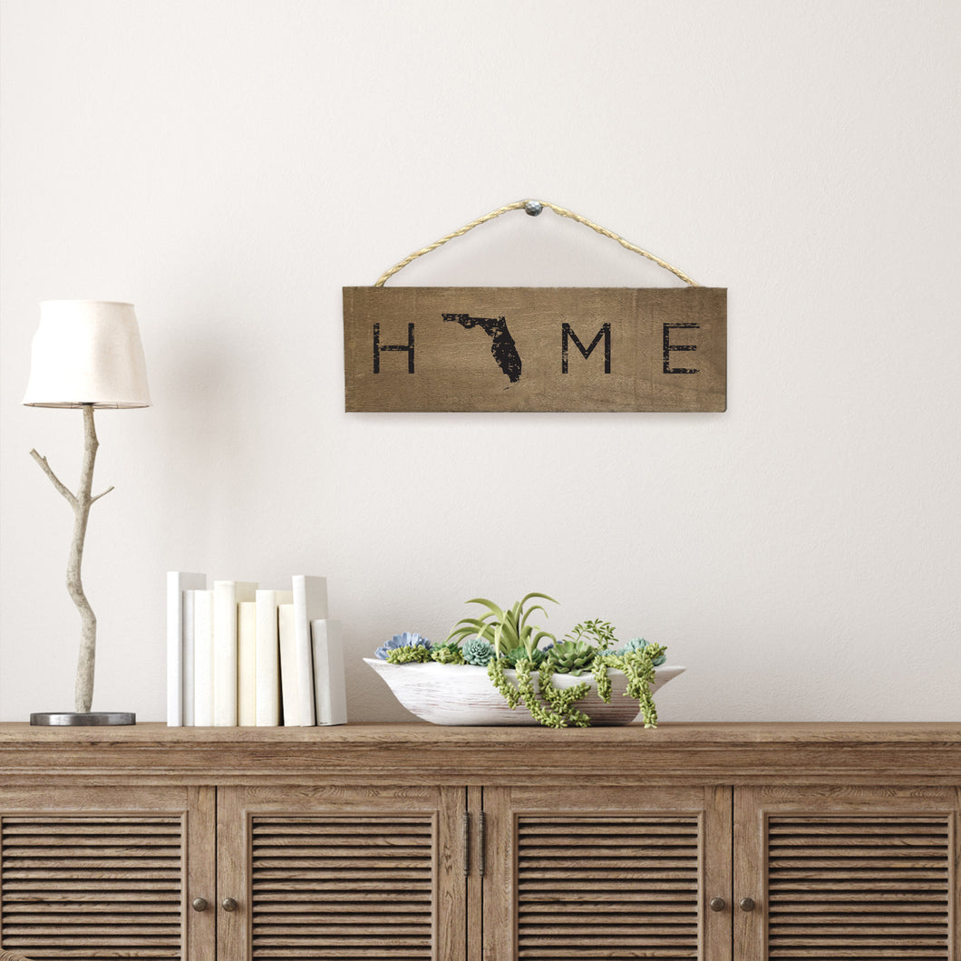 HOME Wood Wall Sign